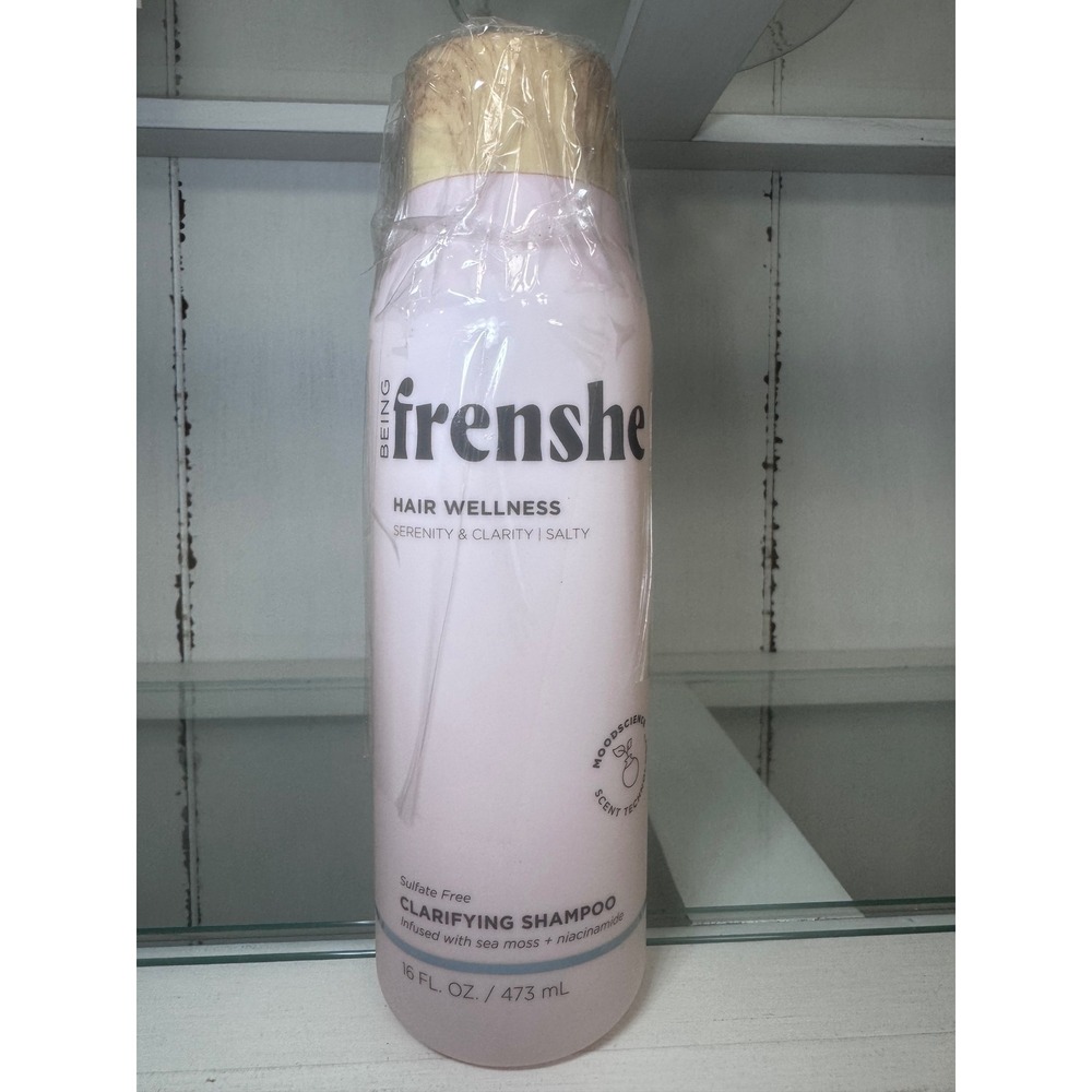 Being Frenshe Clarifying Shampoo Serenity Clarity Salty Sage Sea Moss 16oz NEW